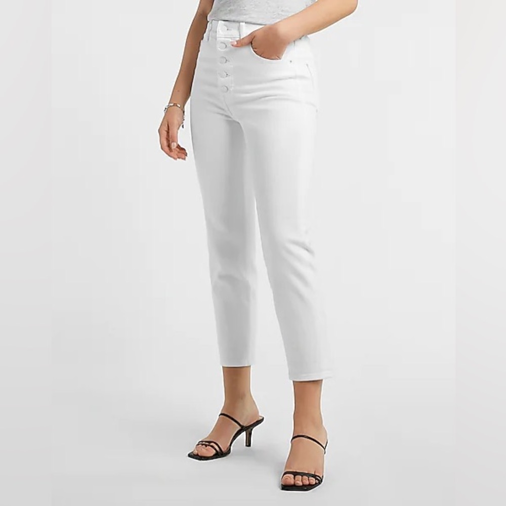 Express wide High waist mom jeans